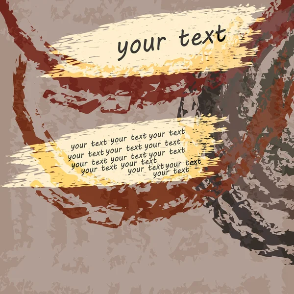 Vektor Grunge Hintergrund mit Platz für Ihren Text — Stockvektor