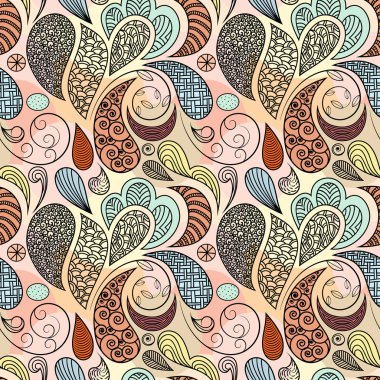 vector seamless ethnic abstract pattern clipart