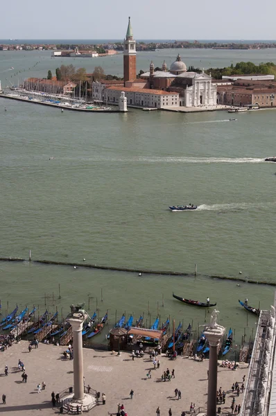 Venedik şehrinin havadan görünümü — Stok fotoğraf