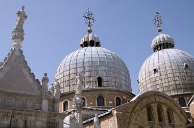 St mark's Bazilikası'kabartması, Venedik, İtalya