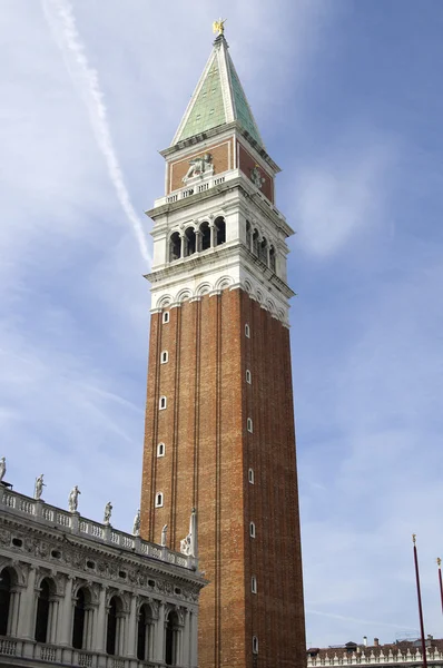 Świętego Marka campanile, Wenecja, Włochy — Zdjęcie stockowe