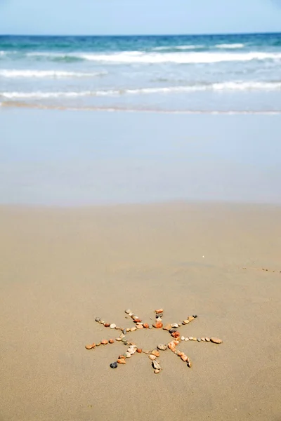 Urlaub Strand Hintergrund. — Stockfoto