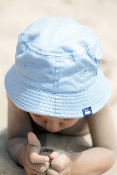 해변의 아기 — 스톡 사진
