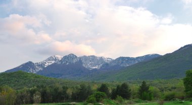 Doğada güzel bir gün batımı