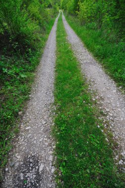 güzel gün batımı ile countryroad macera