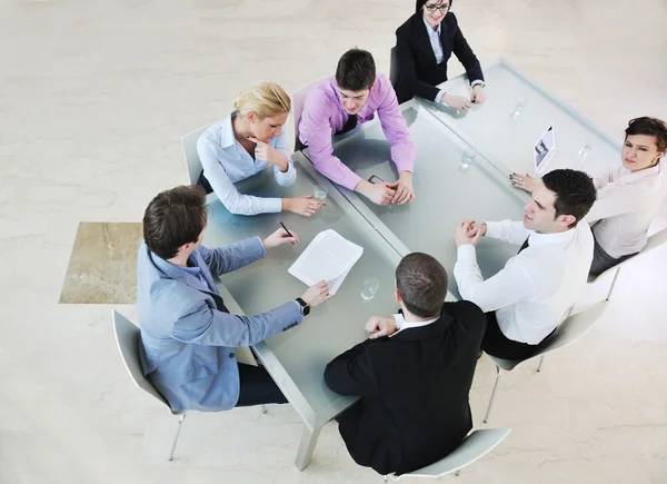 Grupo de trabalho na reunião — Fotografia de Stock
