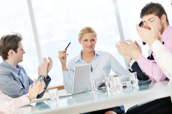 Group of business at meeting Stock Picture