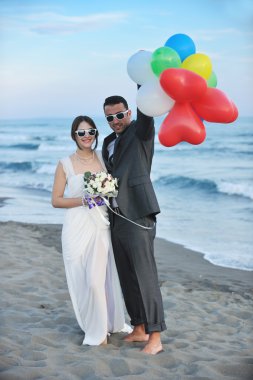 boda romántica Playa al atardecer