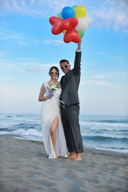 boda romántica Playa al atardecer