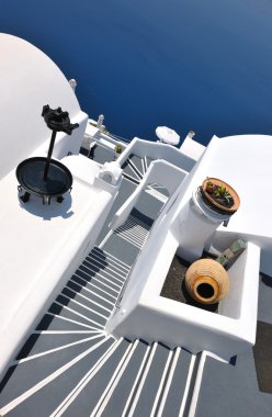 Greece santorini clipart