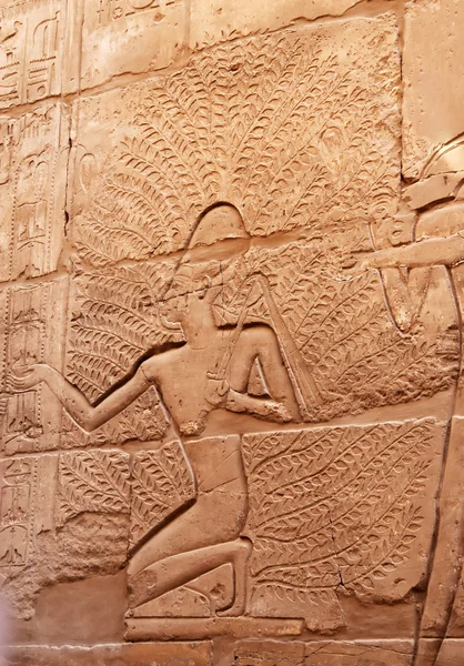 Egyptian stone carving — Stock Photo, Image
