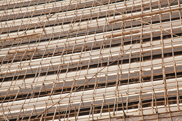 Bamboo scaffolding — Stock Photo, Image