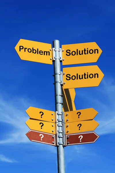 Probleem of oplossing? — Stockfoto