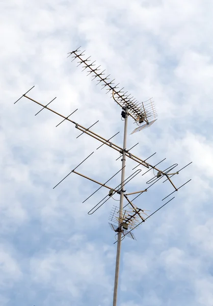 Antena de TV analógica — Foto de Stock