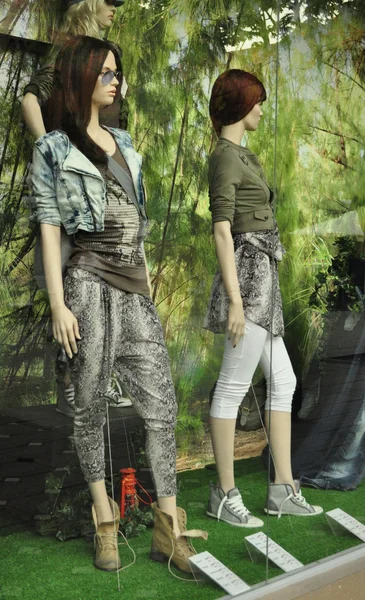 Dressed mannequins — Stock Photo, Image