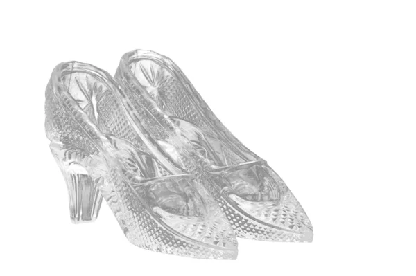 Dois sapatos de vidro — Fotografia de Stock
