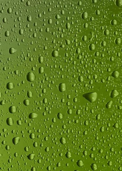 Krople zielony — Zdjęcie stockowe