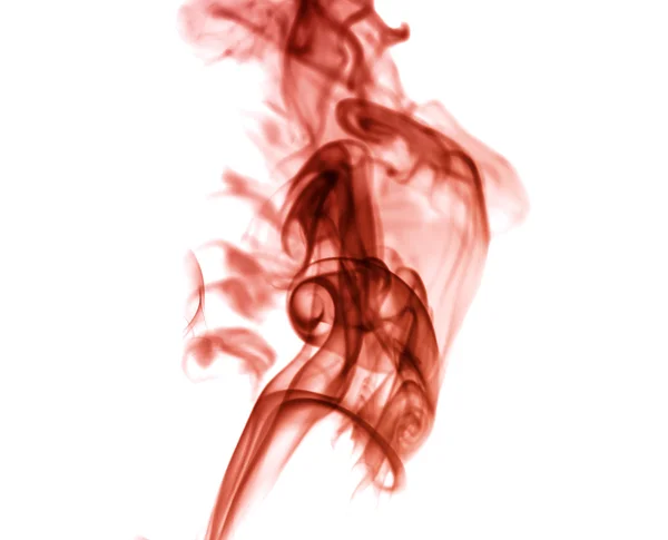 Sok vörös füst hullámokhoz — Stock Fotó