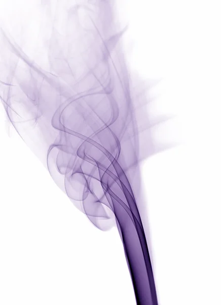Lilac color smoke — Stock Photo, Image