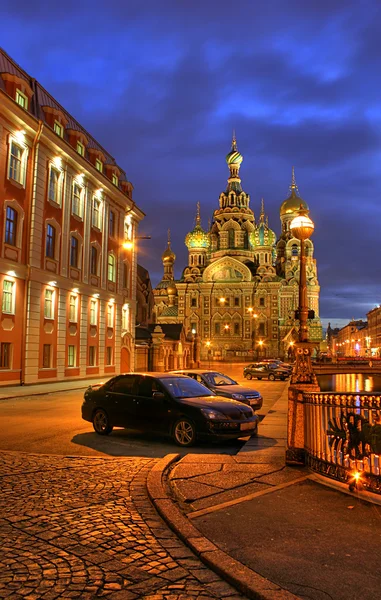 Санкт-Петербургский православный храм — стоковое фото