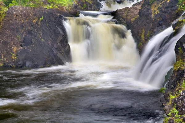 Duas cachoeiras do norte — Fotografia de Stock
