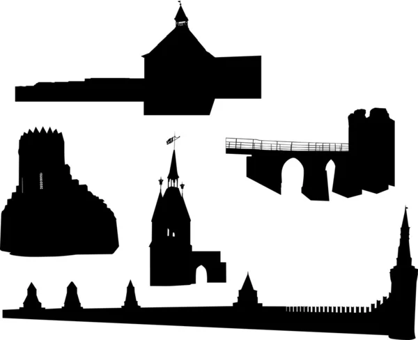 要塞の図 — ストックベクタ