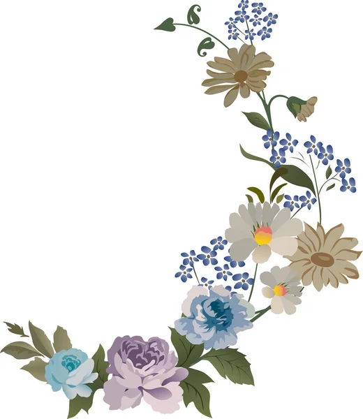 Bouquet of flowers with amaryllis, buttercups and eustoma cut out from