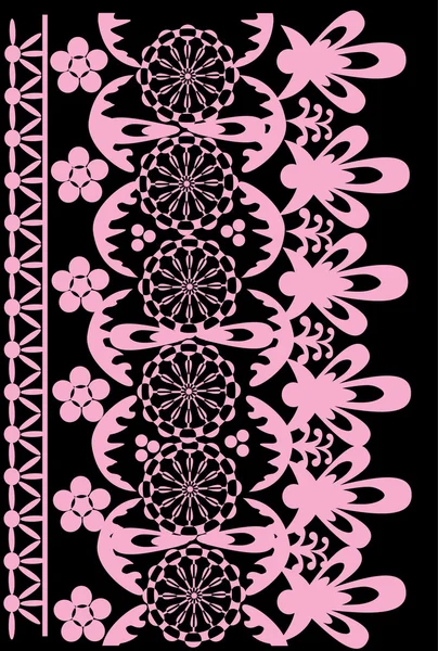 抽象粉红带 — 图库矢量图片