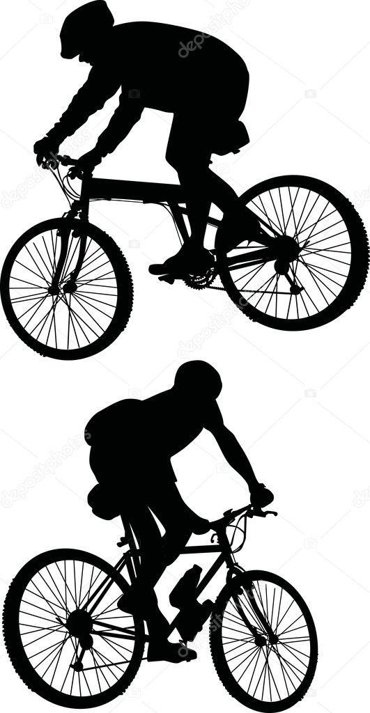 two men on bicycles