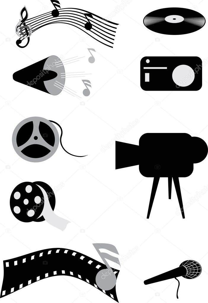 media collection illustration