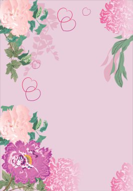 renkli çiçeklerle Tasarla