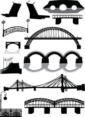 eleven bridges clipart