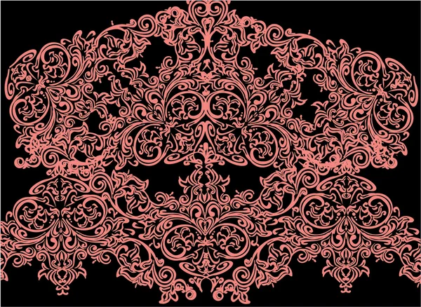 짙은 분홍색 추상 패턴 — 스톡 벡터