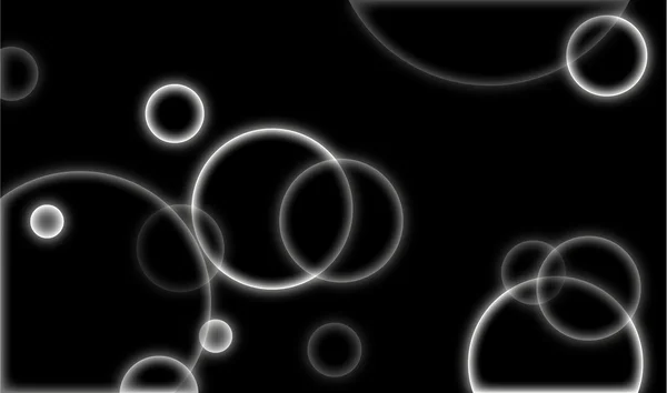 Abstrakter Hintergrund mit weißen Kreisen — Stockvektor