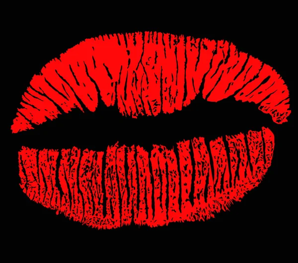 Rouge à lèvres isolé sur blanc — Image vectorielle