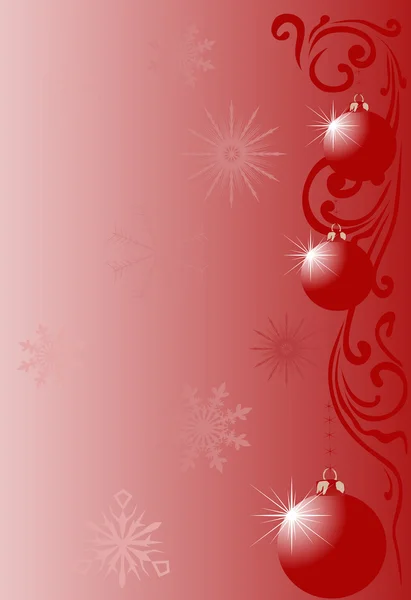 クリスマスツリーの装飾の背景 — ストックベクタ