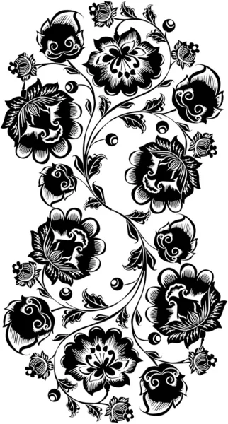 Сморчок с крупными цветками — стоковый вектор