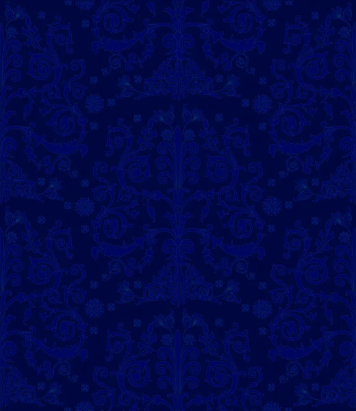 Sininen laatoitettu symmetrinen tausta — vektorikuva