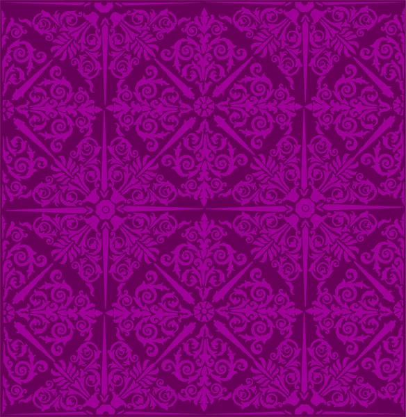 Hintergrund mit rosa abstrakten Locken — Stockvektor