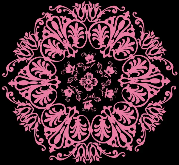 Hexagon rosa mönster — Stock vektor