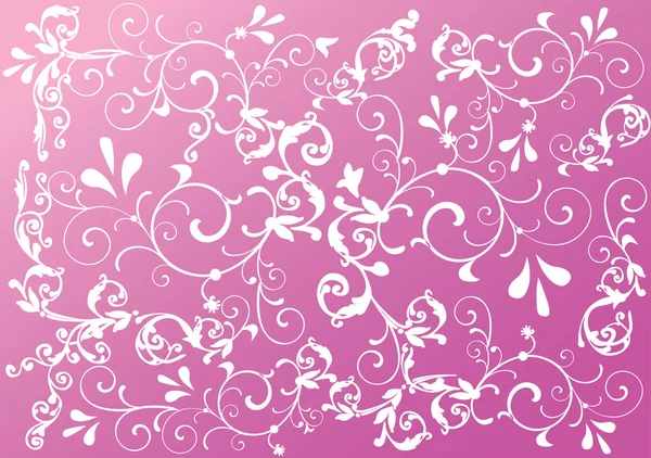 白色和淡紫色的卷曲的背景 — 图库矢量图片