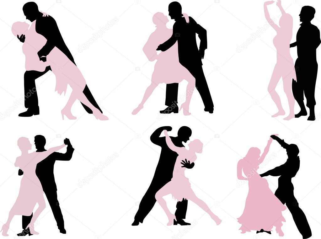 black and pink dancers