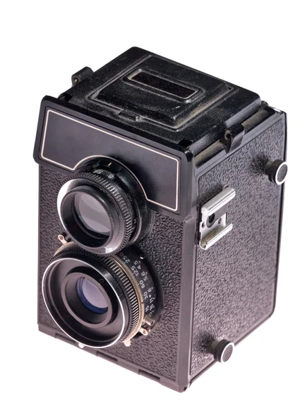 Két lencse fényképezőgép — Stock Fotó
