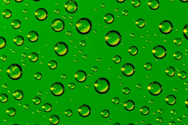 Verde chiaro gocce di sfondo — Foto Stock