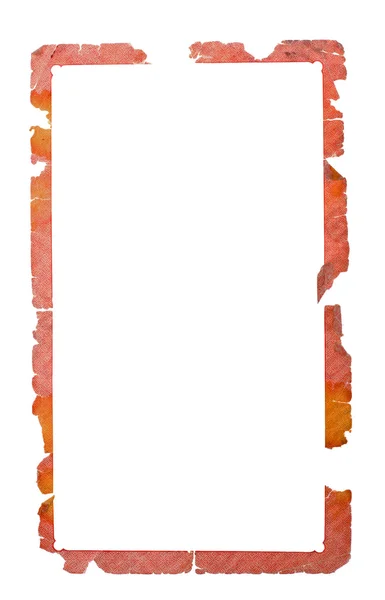 Zeer oude rode papier frame — Stockfoto