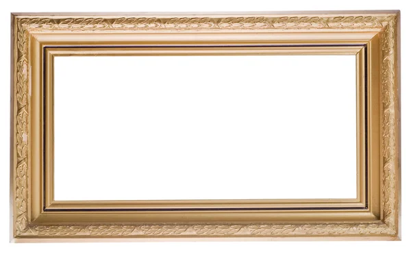 Brede gouden frame — Stockfoto