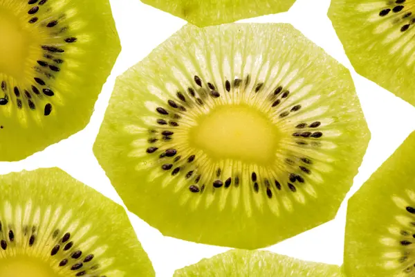 Green kiwi background — Stock Photo, Image