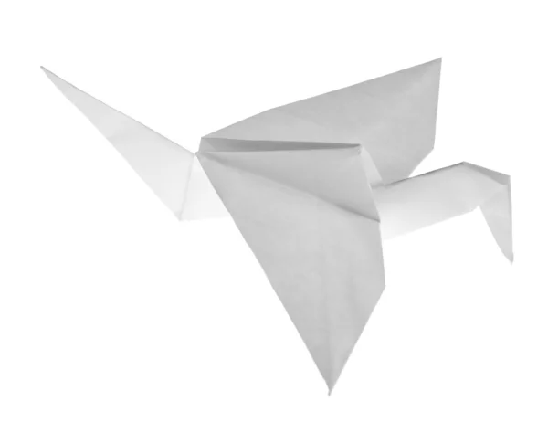 Beyaz kağıt vinç — Stok fotoğraf