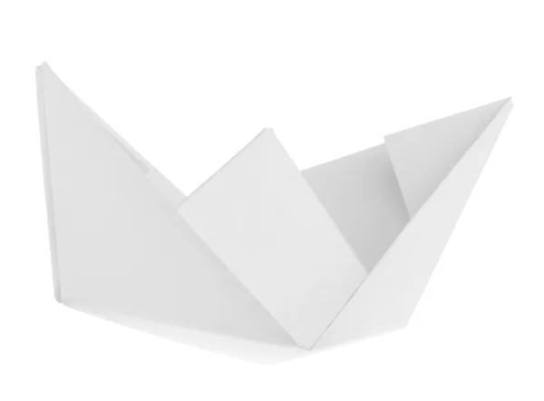Schiff aus weißem Papier — Stockfoto