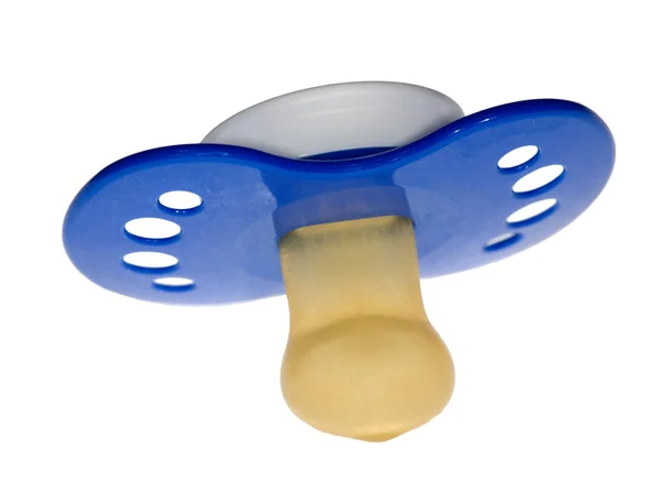 Isolated blue pacifier — Stock Photo, Image